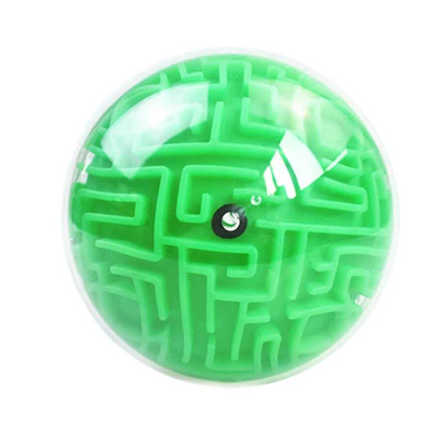 green-highest Лабиринт шар мини 3D Магическая головоломка интеллект и идея Perplexus лабиринт игра Лабиринт IQ подарки дисплей стенд для детей и взрослых - Цвет: green-highest