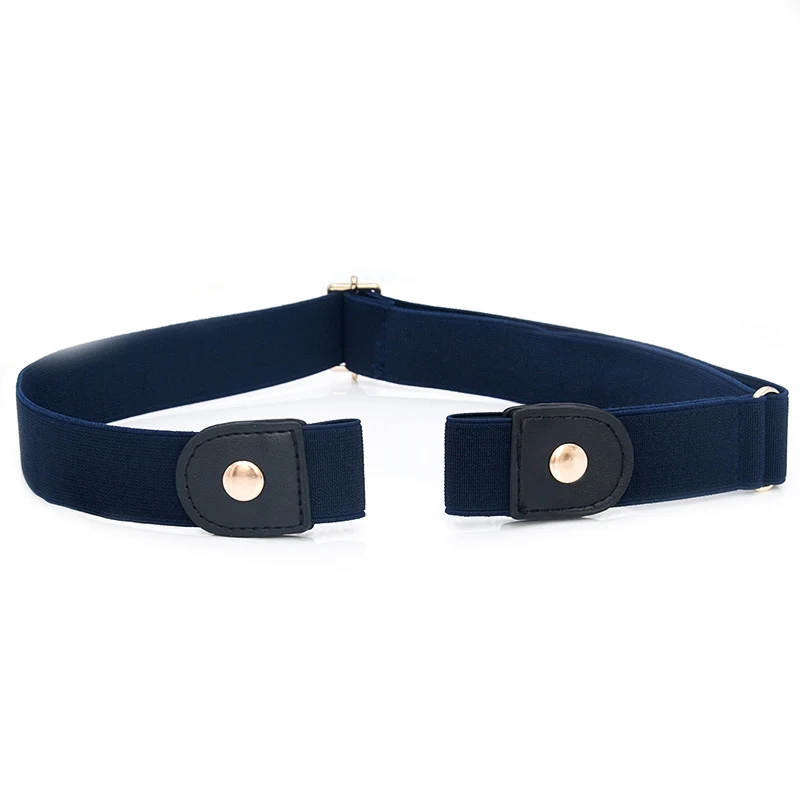 

Women Belt Fashion Stretch Invisible Belt Without Buckle Brand New Elastic Simple Versatile Belt