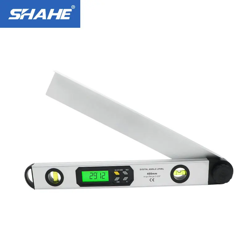 SHAHE New 0-225 Degree Digital Spirit Level Angle Finder Gauge Aluminum Alloy Electronic Protractor 400mm Ruler | Инструменты
