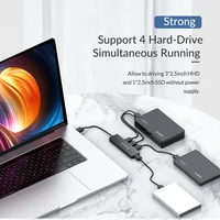 מחשב נייד USB 3.0 Orico ממשק USB HUB אספקה עם כוח 4 נמל ספליטר OTG מתאם תמיכה 5Gbps 12TB HDD עבור מחשב נייד PC מחשב (5)