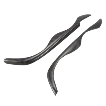 

NEW Carbon Fiber Headlight Eyebrow Cover Trim Fit for BMW 3 Series E46 1999-2004