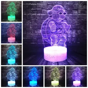 

Dragon Ball Series Cartoon Wukong Master Roshi tortoise LED Night Light For Boy Room 7 Color with Remote Change Holiday Kid Toy