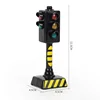 Mini traffic light toy traffic signal light model simulation road scene early education interactive toys pull back car 6pcs 5