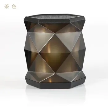 

LED Wireless Bluetooth Speaker Portable Column Outdoor Speaker 10W Subwoofer Sound with Mic Support FM Radio USB Music Player