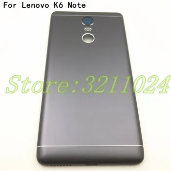 

Original For Lenovo K6 Note / K6 Plus K53a48 Metal Back Battery Cover Door Housing case Rear parts with side key+Camera Lens