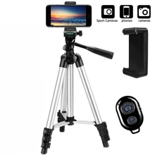 Camera Tripod Monopod Cam-Stand Lightweight Smartphone Desktop Bluetooth Mobile Portable
