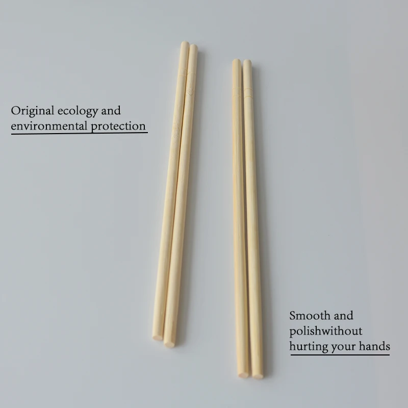 45 Pairs/90Pcs Chinese Disposable Bamboo Chopsticks In Bulk 19.8CM Restaurant Independent Packaging Sticks Kitchen Accessories