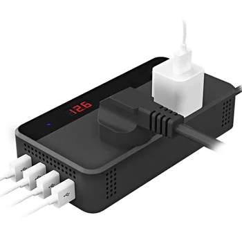 

Universal car 12V-220V Power Inverter Digital Display Multi-Function Converter Socket Charger Built-in intelligent protection