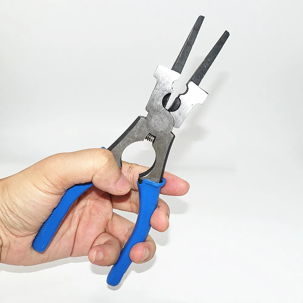 Welding Plier Welding Torch Nozzle Spatter Removal TIP Nozzle Installation Wire Cutting Draw Out MIG Plier welding electrode holder