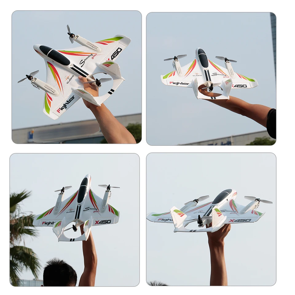 Wltoys xk X450 2.4グラム6CH 3D/6グラムrc飛行機ブラシレス
