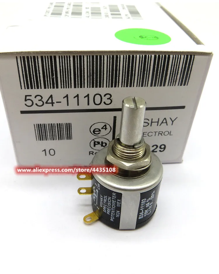 Potentiomètre De Précision Spectrol Série 534 - 100 Ohms - Neuf (défauts Mineurs Possibles)