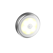 Коридор лестница ночной Светильник датчик движения светильник 6 светодиодный светильник кухонный шкаф спальня шкаф магнитный беспроводной светильник