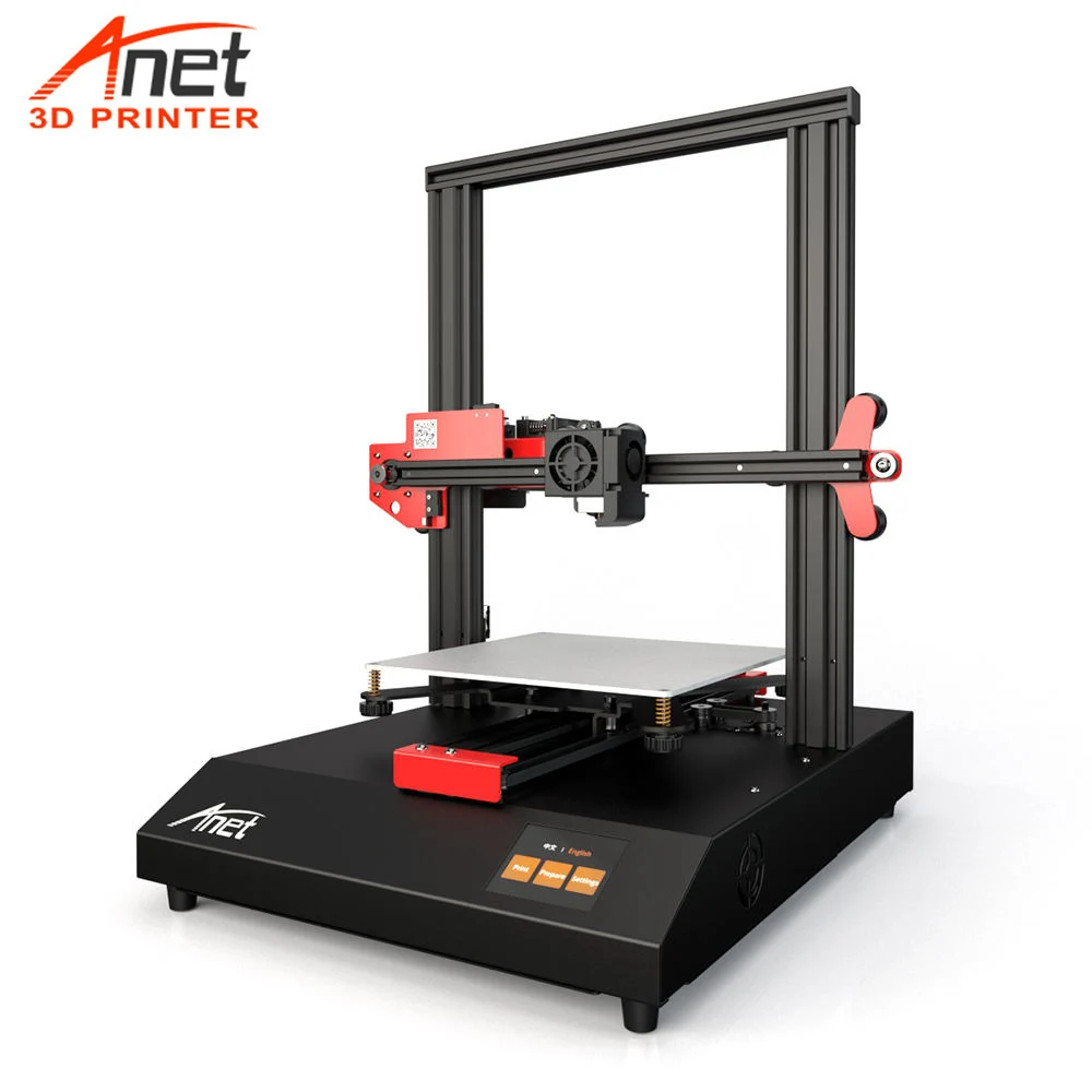 Anet ET4 3d принтер Anet ET4 с 2,8 дюймовым цветным сенсорным экраном, печать на выходе из строя/Обнаружение ниток/автоматическое выравнивание - Цвет: Anet ET4