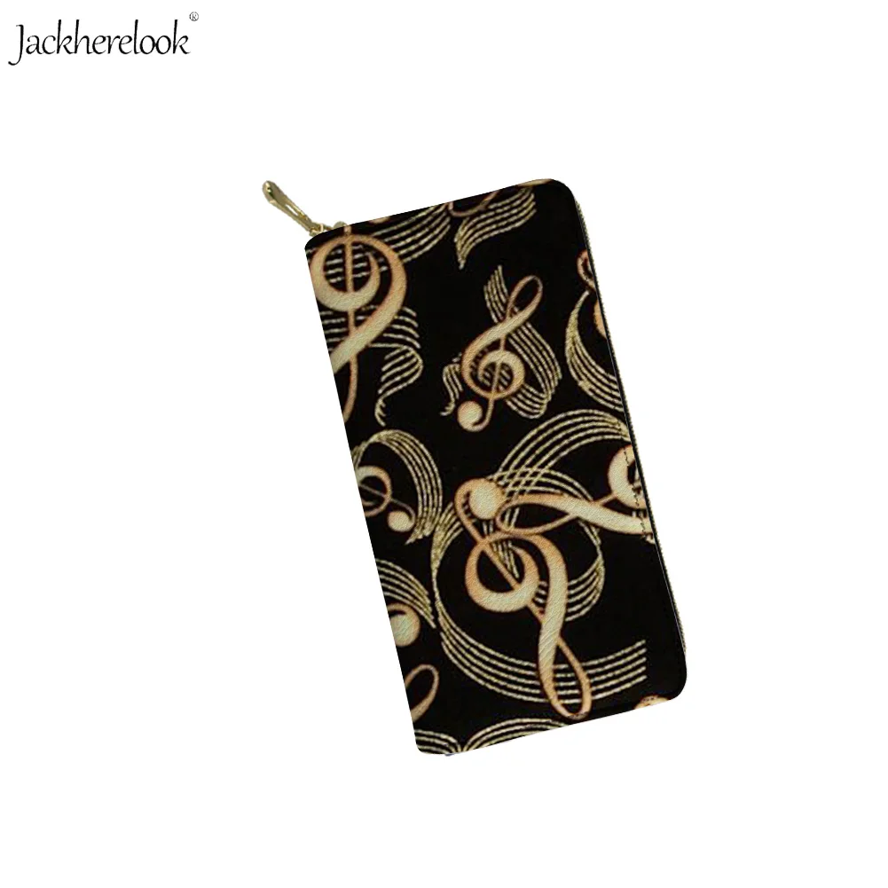 H7385Z21 Jackherelook, модные женские кошельки, стильные кошельки с музыкальными нотами из искусственной кожи, сумка для монет, Дамский клатч, художественные держатели для музыкальных нот и карт, кошелек - Цвет: H7385Z21