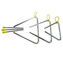 Стальные ритм музыкальные ударные инструменты с бойцами, набор из 3