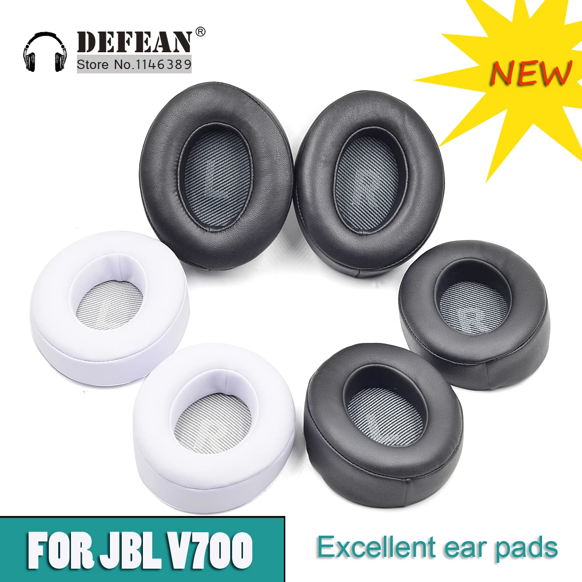 Сменные подушки амбушюры для наушников JBL V700BT (JBL EVEREST 700) и V700NXT ELITE 700)|Аксессуары