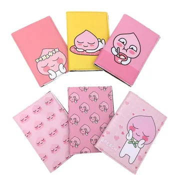 

New Travel Accessories Passport Holder PU Leather Simple Lovely Pink Travel Passport Cover Case High Quality Card ID Holders