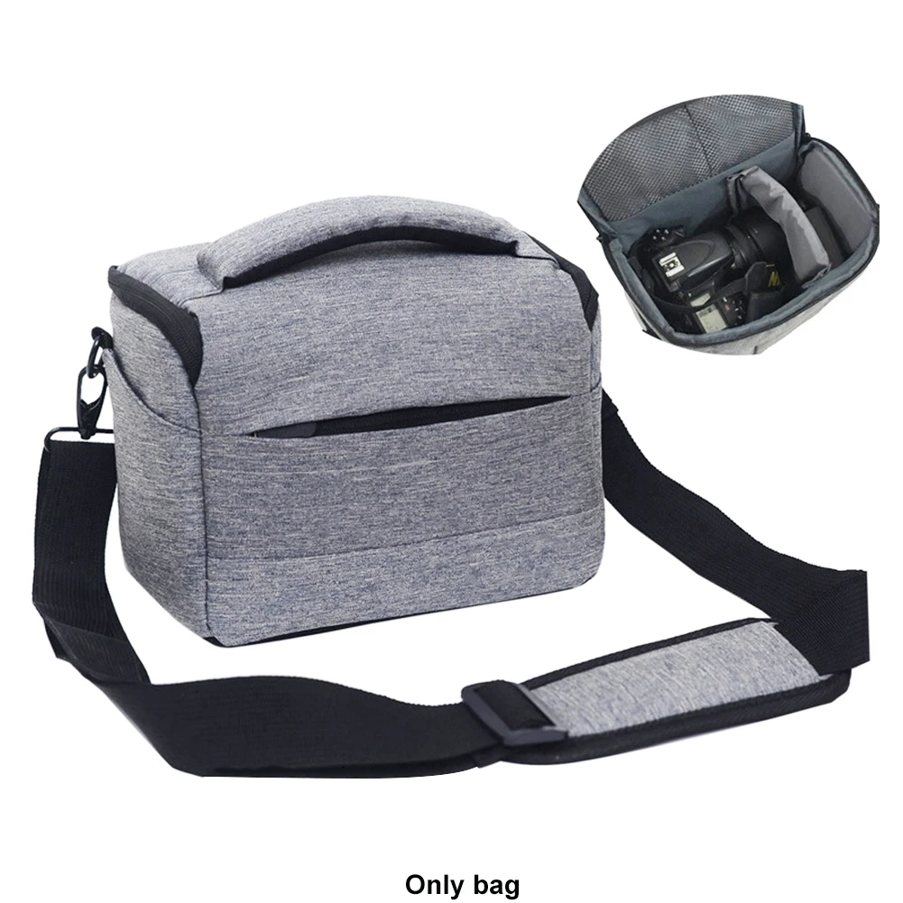 DSLR Waterproof Portable One Shoulder Photo Fashion Lens Pouch Carrying Case Photography Camera Bag Polyester Protector