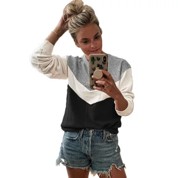 

Daily suit OWLPRINCESS Women's fleece new splicing bump color long sleeve female leisure warm coat