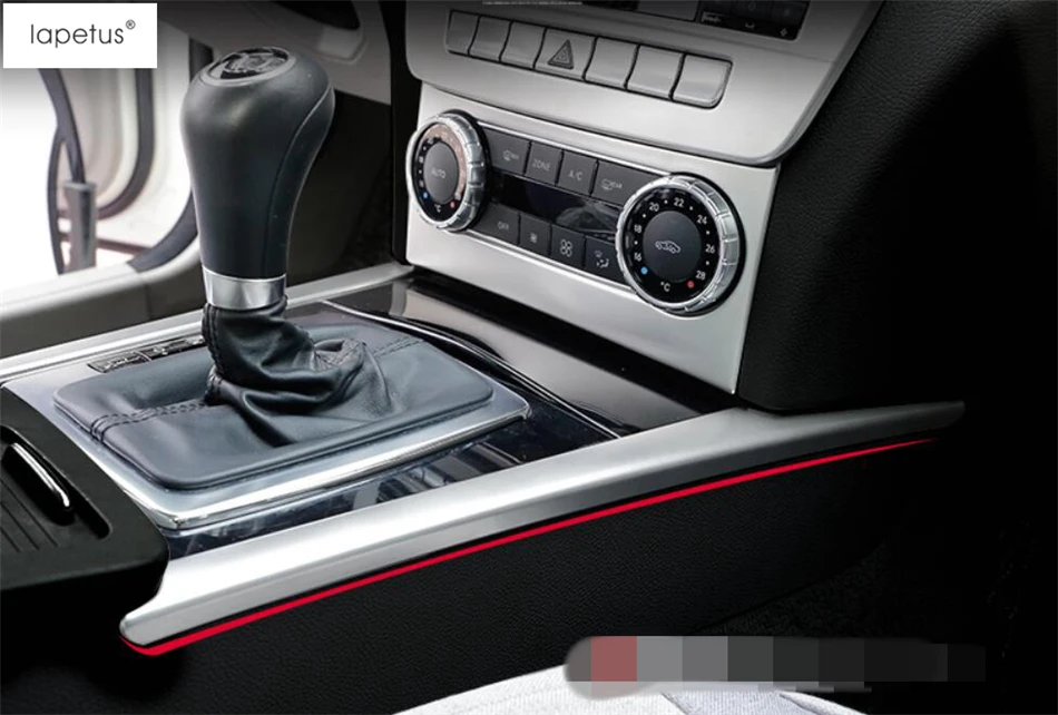 Lapetus аксессуары для Mercedes Benz C CLASS W204 Седан 2011 2012 2013 киоски коробка переключения передач украшения полосы крышка комплект отделка