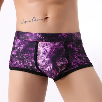 

New Mens Underwear Boxer Men Low Rise Boxers Hombre Print Underpants Cuecas Masculina Boxershorts Man Panties Homme Panties