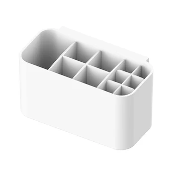 

Bathroom Electric Toothbrush Holder Stand Simple Design White ABS Plastic Toothpaste Organizer Rack