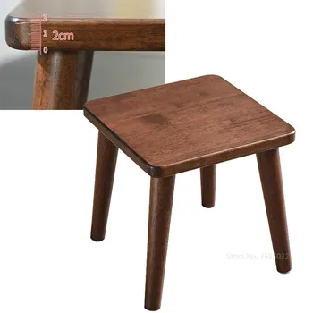 Solid Wooden Stool Home Small Chair Adult Formaldehyde Free Oak Wood Ottoman Living Room Small Stools Children Bench Buy At The Price Of 39 94 In Aliexpress Com Imall Com