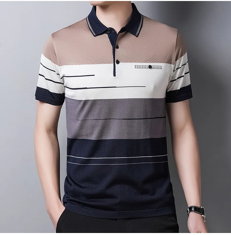 roupas polos camisas mens moda slim fit poloshirt 722