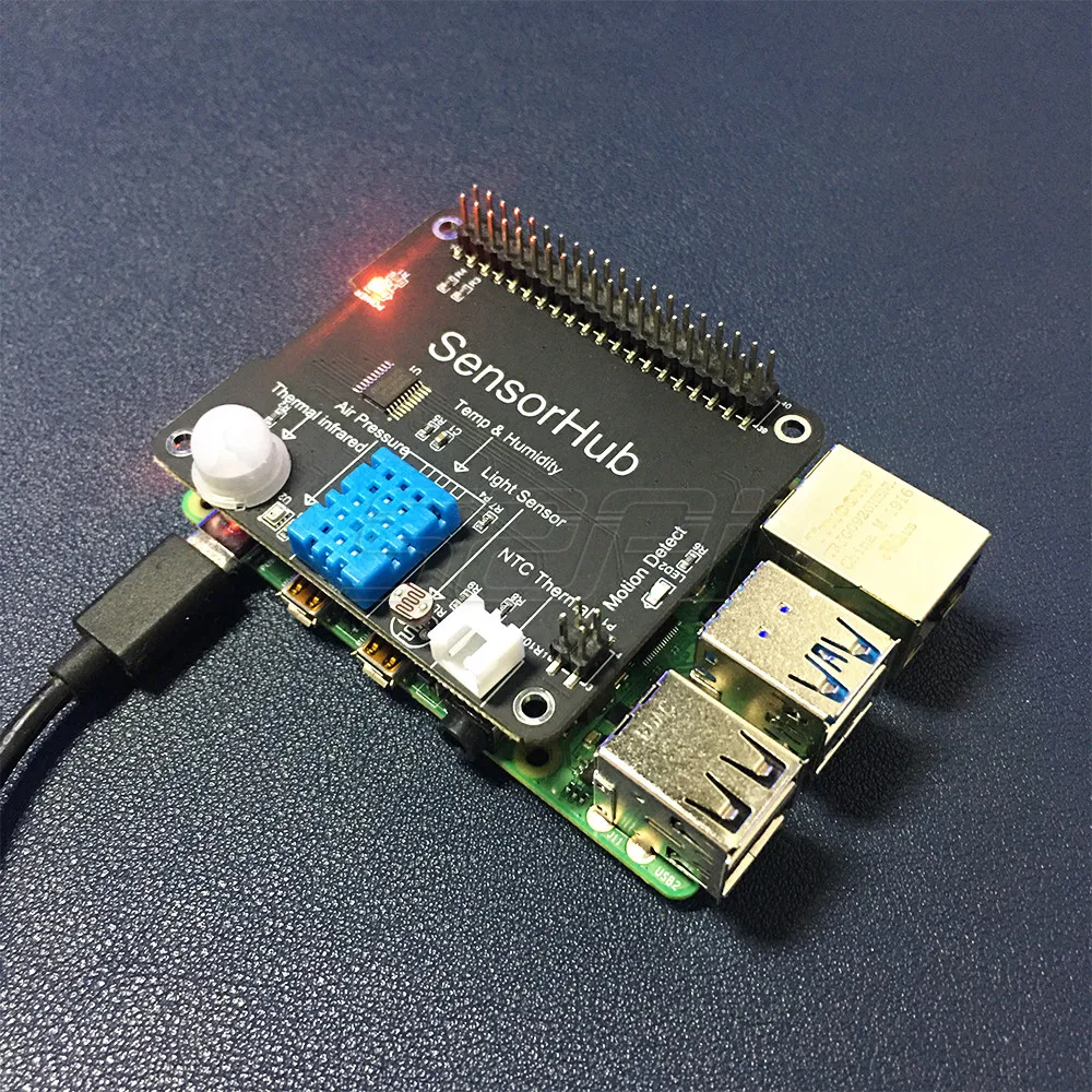 Плата разработки сенсорного концентратора 52Pi DockerPi один из модуля серии Docker Pi для