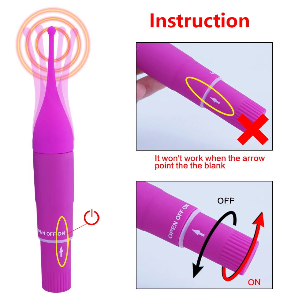 High frequency G Spot Clitoris Stimulator