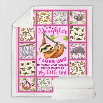 

Cartoon Blanket For Sofa Bed Warm Cotton Lamb Wool Cozy Family Blanket Throw Blankets Rectangle Weighted Blankets Child Blanket
