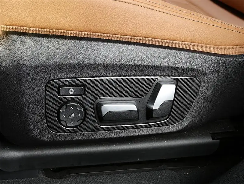 Car Styling Seat adjustment button Panel switch trim decoration Sticker cover Trim For BMW X5 G05 Interior Auto accessories