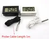 Sonde de thermomètre numérique LCD pour voiture, DIY, 1M -50 ~ 110 Celsius, testeur d'humidité et de température, Instruments, hygromètre, pyromètre, Thermostat ► Photo 2/3