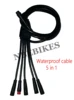 Julet 1 до 4/5 основной кабель водонепроницаемый кабель для электрического велосипеда ► Фото 3/6