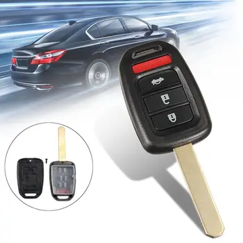 

4 Buttons Remote Key Cover Shell Case Uncut Blade Replacement For Hondafor Accord 2013-2015 for Civic 14-15 CR-V HR-V 15-17
