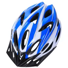 Велосипедный шлем велосипед MTB Велоспорт Взрослый Регулируемый унисекс защитный шлем(синий+ белый