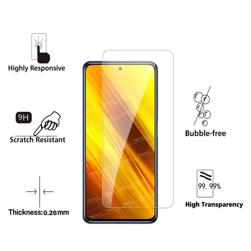 Screen Protector 3pcs for Xiaomi Poco