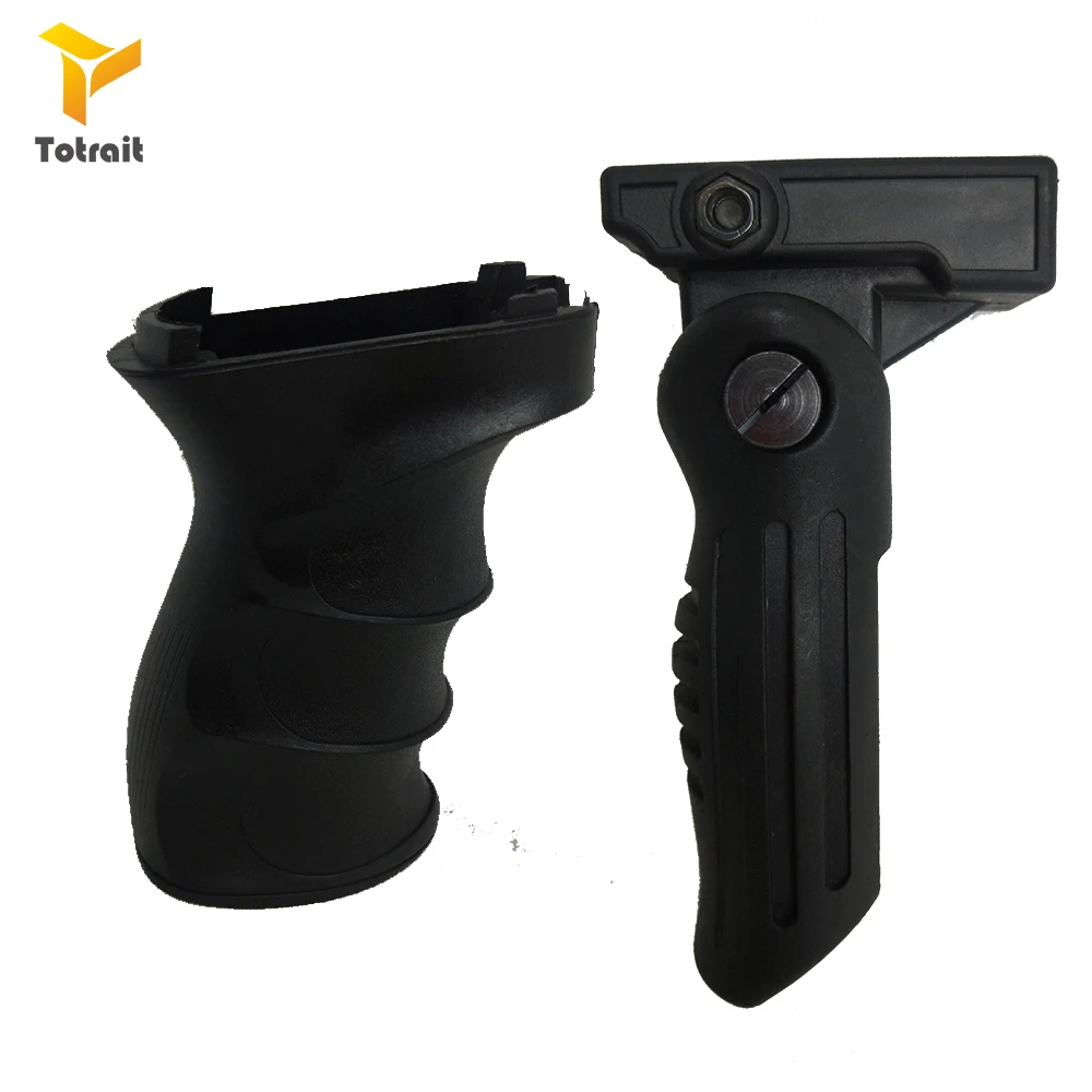 

Tactical Polymer Airsoft Grip For QD Picatinny Rail Vertical Grip Folding Bipod Pistol Handle Foregrip Hunting Accessories