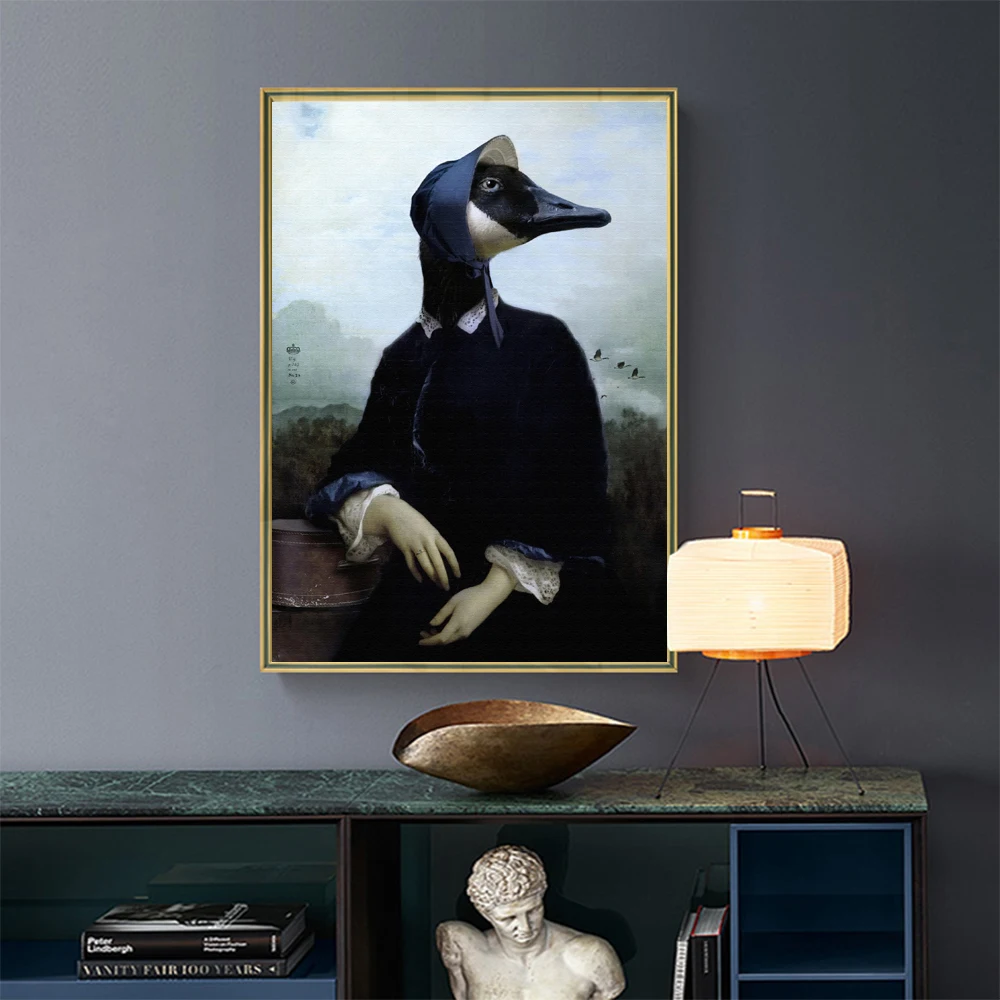 Vintage-Poster-Wall-Art-Dog-Retro-Nostalgia-Gentleman-Oil-Painting-Animal-Print-Canvas-Picture-Living-Room (1)