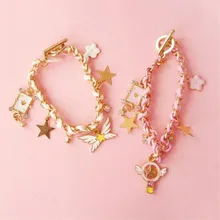 Милые девушки браслет мультфильм аниме Сейлор Мун звезда браслет индивидуальность мода женщины металлический браслет подарок на праздник