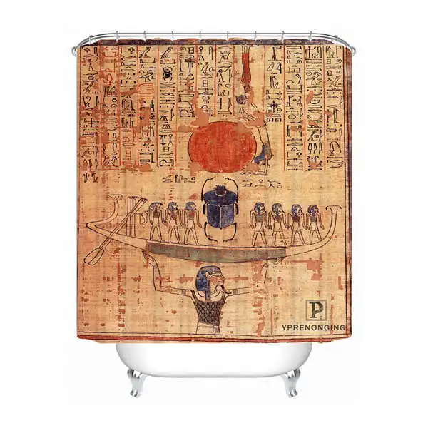 Shower Curtain На заказ египетская Белла Водонепроницаемая занавеска для душа домашняя ванная комната s крючки полиэстер ткань мульти Sizes180509-57 - Цвет: Shower Curtain