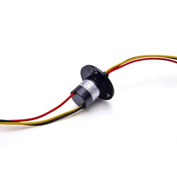 

1PCS 2/3/4 Wires 15A High Current Slip Ring Generator Capsule Rotary Joint Heating Pipe Conductive Slipring Dia 22mm