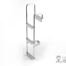 1/14 LESU автомобиль Хоппер металлическая лестница для 1/14 TAMIYA RC самосвал