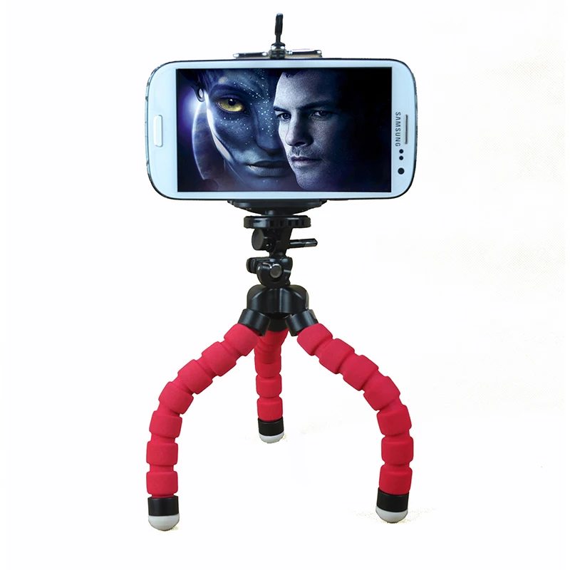 Мини Гибкая Губка Осьминог штатив для iPhone samsung Xiaomi huawei мобильный телефон тренога для смартфонов для Go Pro Аксессуары для камеры