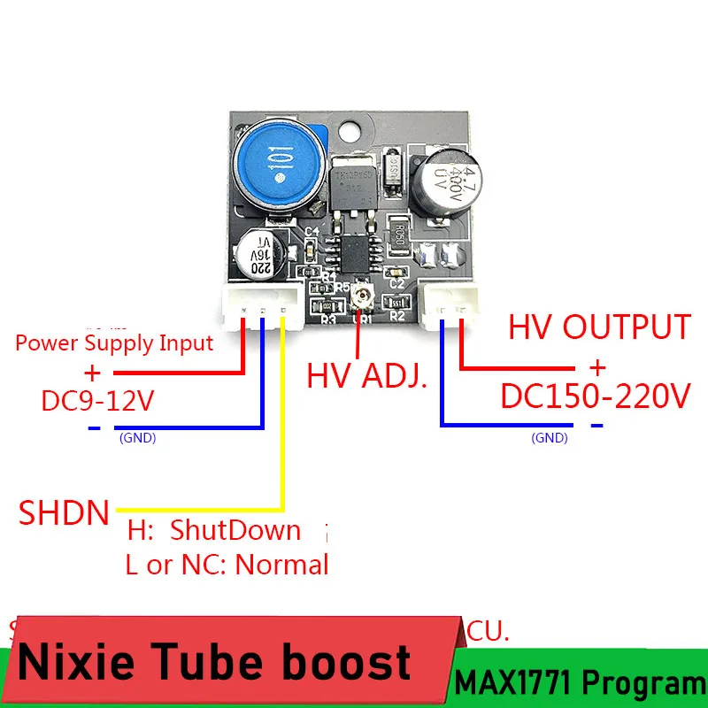DC 9V 12V постоянного тока до 160V 220V 170V boost высокого Напряжение Питание модуль для SZ3 1
