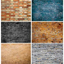 

Art Fabric Vintage Brick Wall Theme Photography Backdrops portrait Photo Background Studio Prop 21919 NNL-03