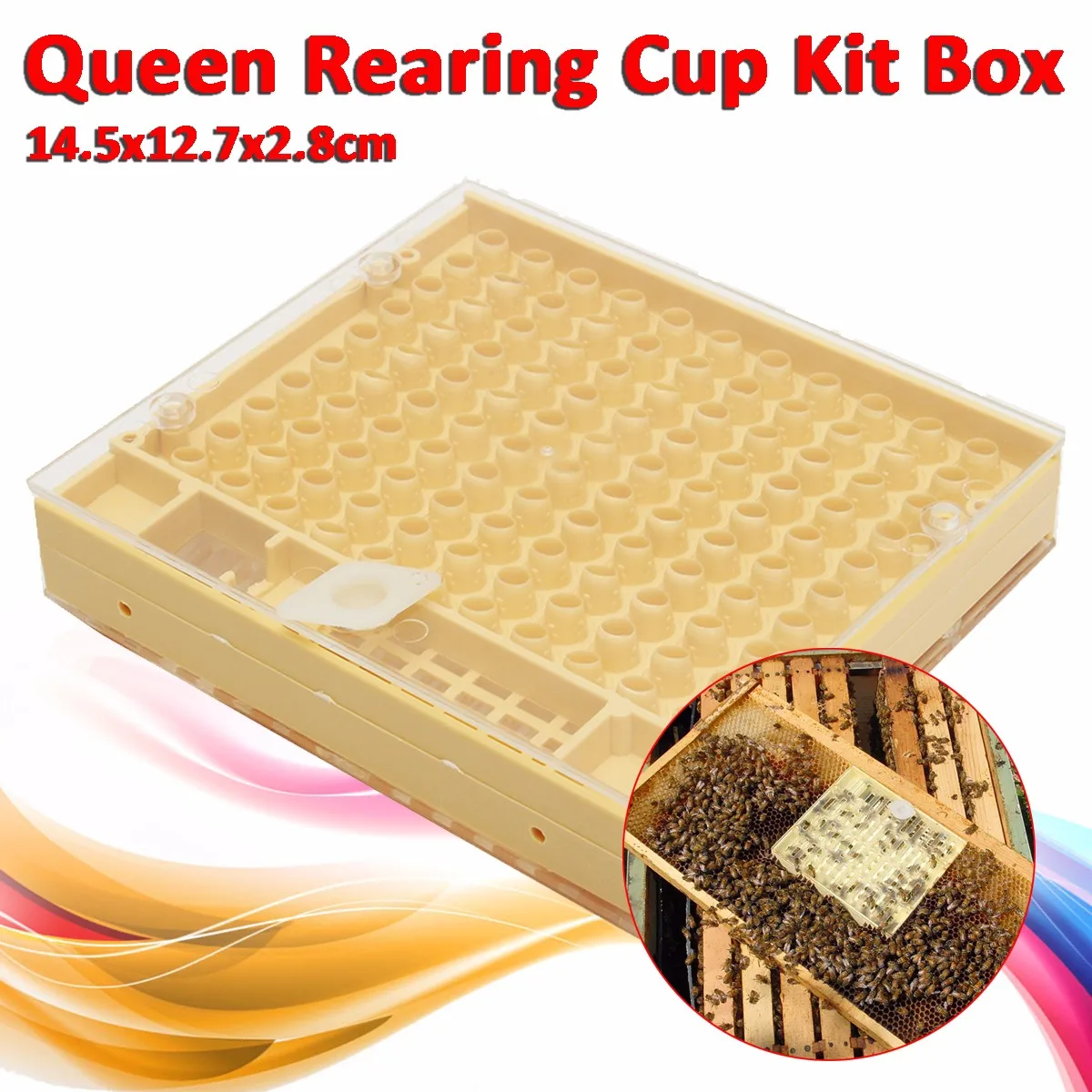 Пчеловодная королева чашка для выращивания набор коробка для пчелы королева коробка для сотовых чашек полная королевская система для выращивания пчеловодства чехол для пчеловодства