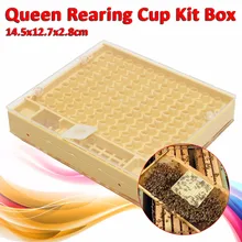 Пчеловодная королева чашка для выращивания набор коробка для пчелы королева коробка для сотовых чашек полная королевская система для выращивания пчеловодства чехол для пчеловодства