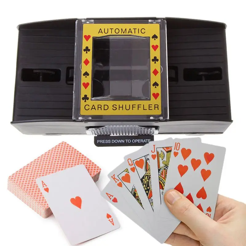 Автоматическая карточка для покера Shuffler настольные игры с батарейным