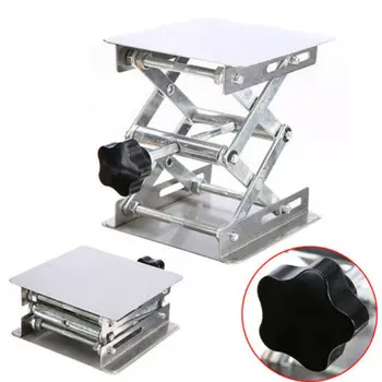 

Stainless Steel Manual Lifting Platform Lab Lifter Stand Rack Scissor Laboratory TP899